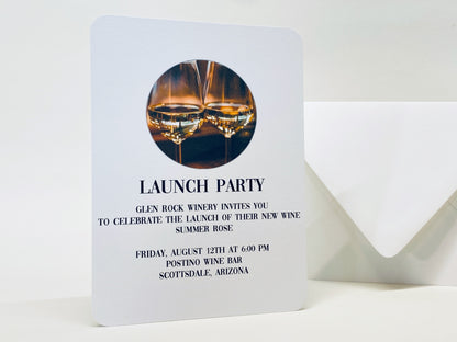 Business Event Invitations, Launch Party Invitation, Pack of 10 - Gallery360 Designs