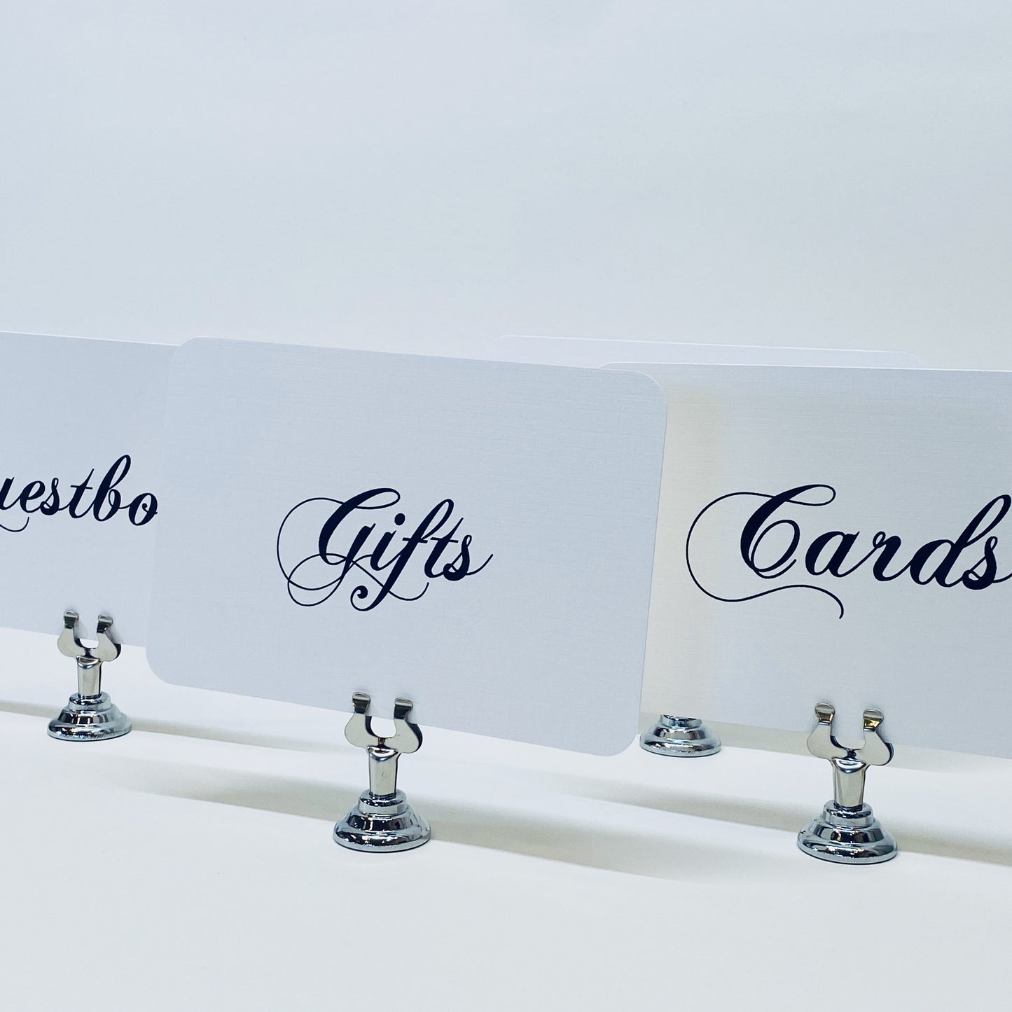 Classic Script Wedding Signs - Gallery360 Designs