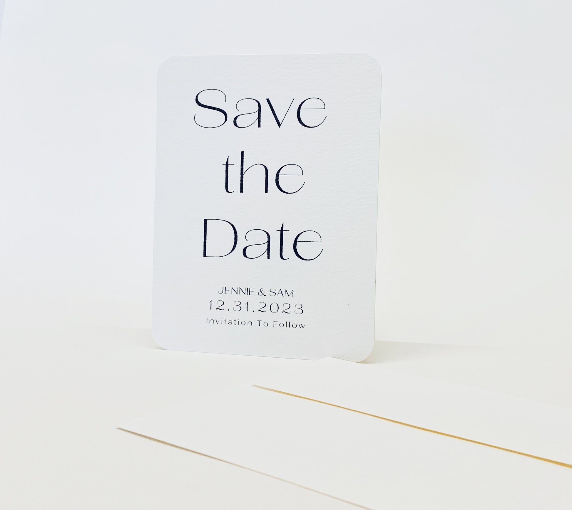 Simple Save the Date Card - Gallery360 Designs