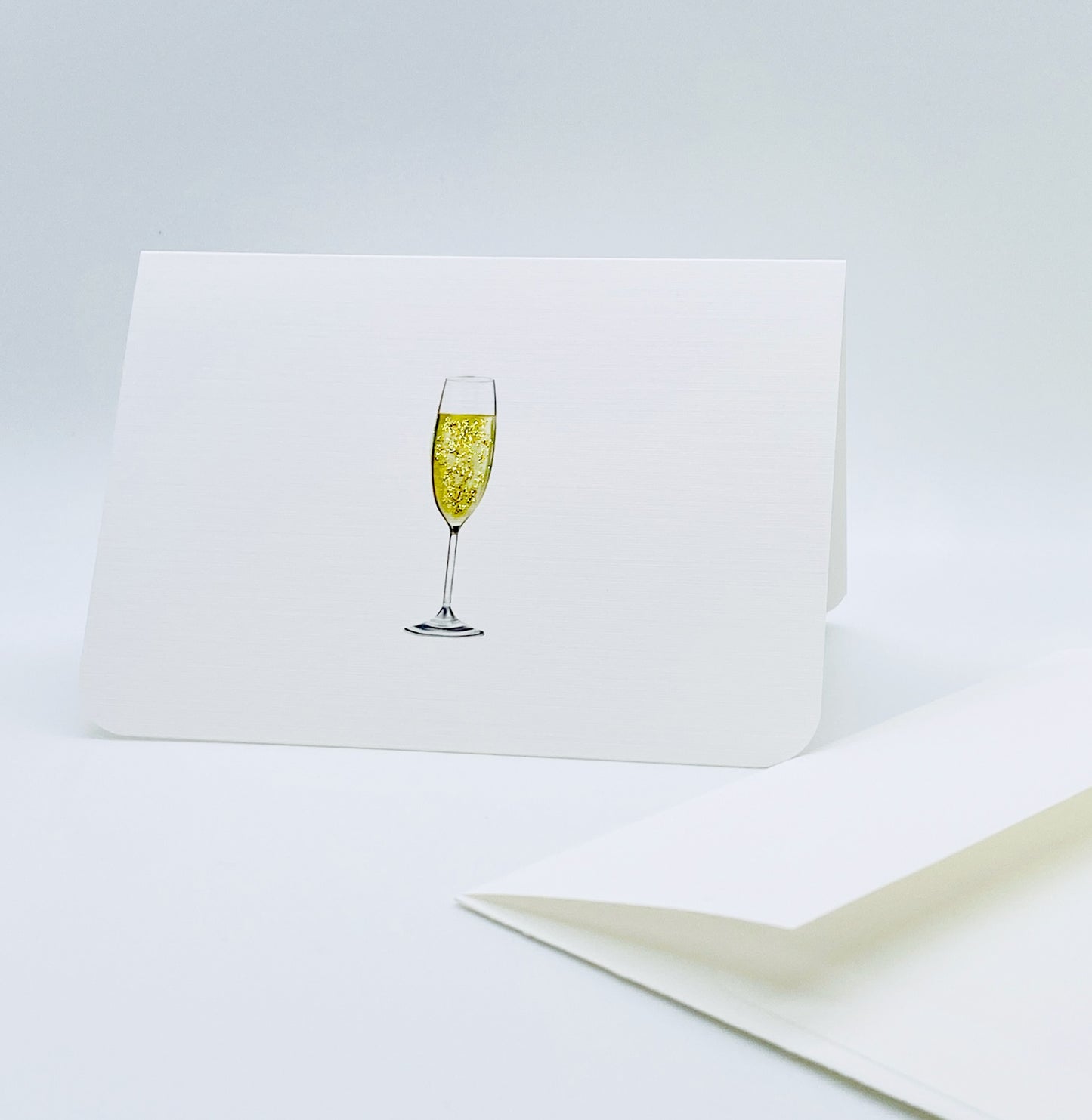 Gold Champagne Embellished Notecards - Gallery360 Designs