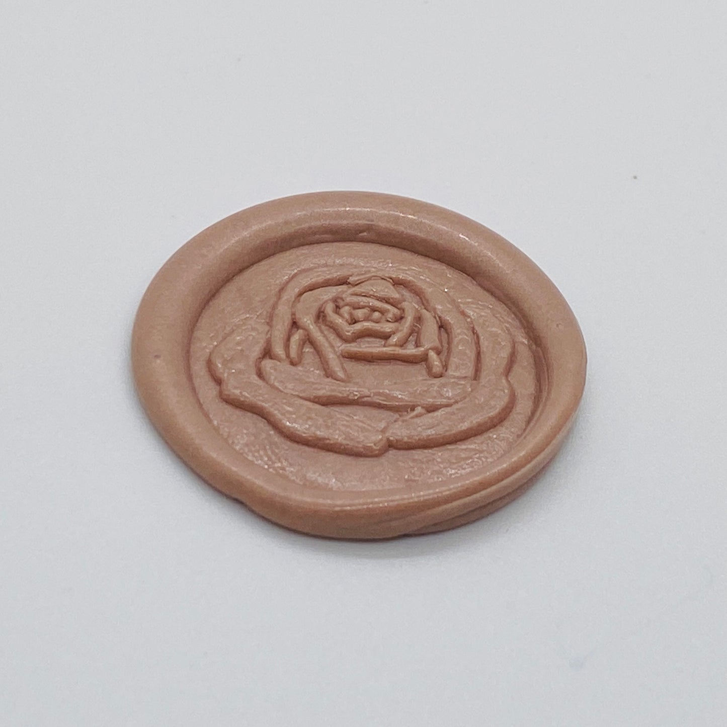 Wax Seals, Rose Wax Seal in White and Taupe, Pack of 10 - Gallery360 Designs