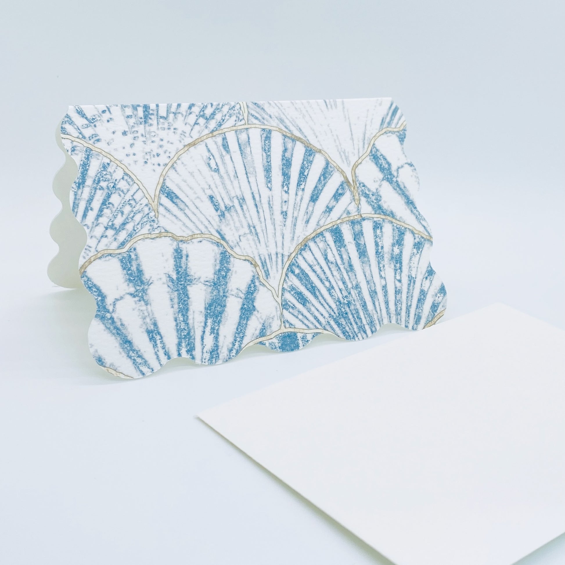 Shell Motif Greeting Card, Pack of 5 - Gallery360 Designs