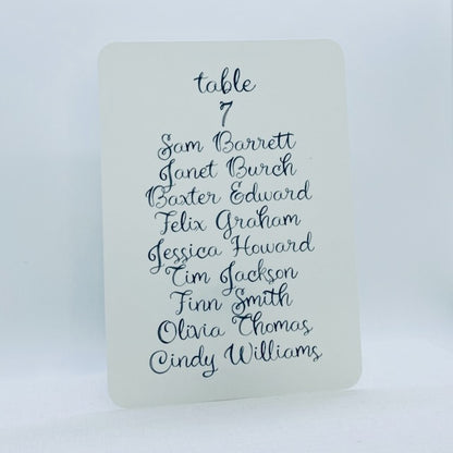 Seating Charts for Weddings, Showers, Parties, and Events - Gallery360 Designs